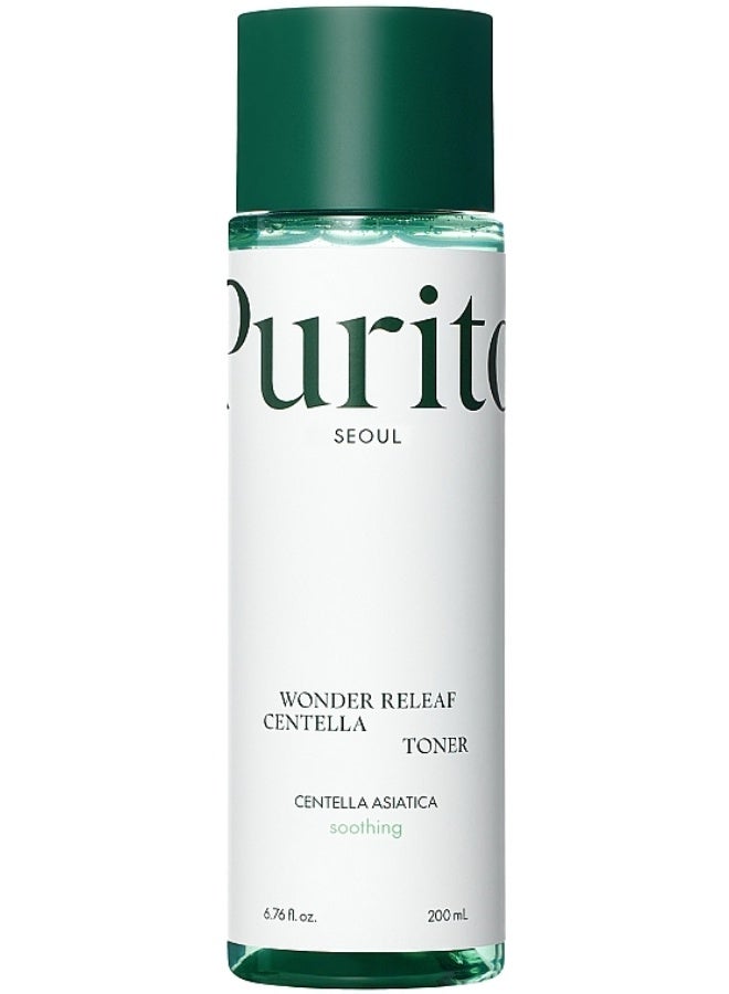 PURITO Seoul Wonder Releaf Centella Toner Korean Centella, Soothing, Hydration, Alcohol-Free Facial Toner for face, KBeauty, 200ml 6.76 fl.oz - Image 1